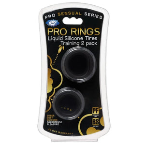 Cloud 9 Pro Rings Liquid Silicone Tires 2 Pack - Black - MyPleasure