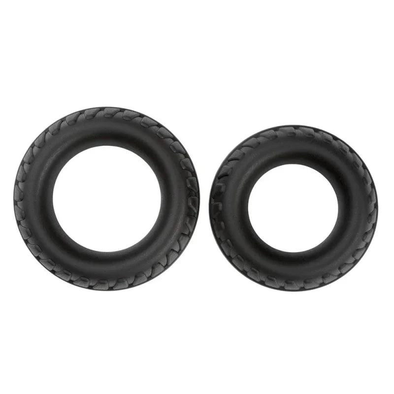 Cloud 9 Pro Rings Liquid Silicone Tires 2 Pack - Black - MyPleasure