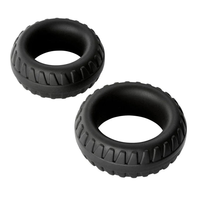 Cloud 9 Pro Rings Liquid Silicone Tires 2 Pack - Black - MyPleasure