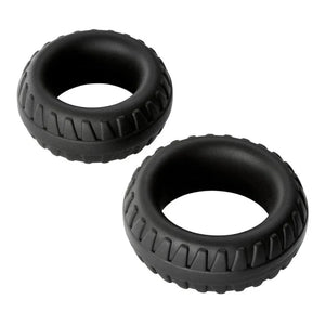 Cloud 9 Pro Rings Liquid Silicone Tires 2 Pack - Black - MyPleasure