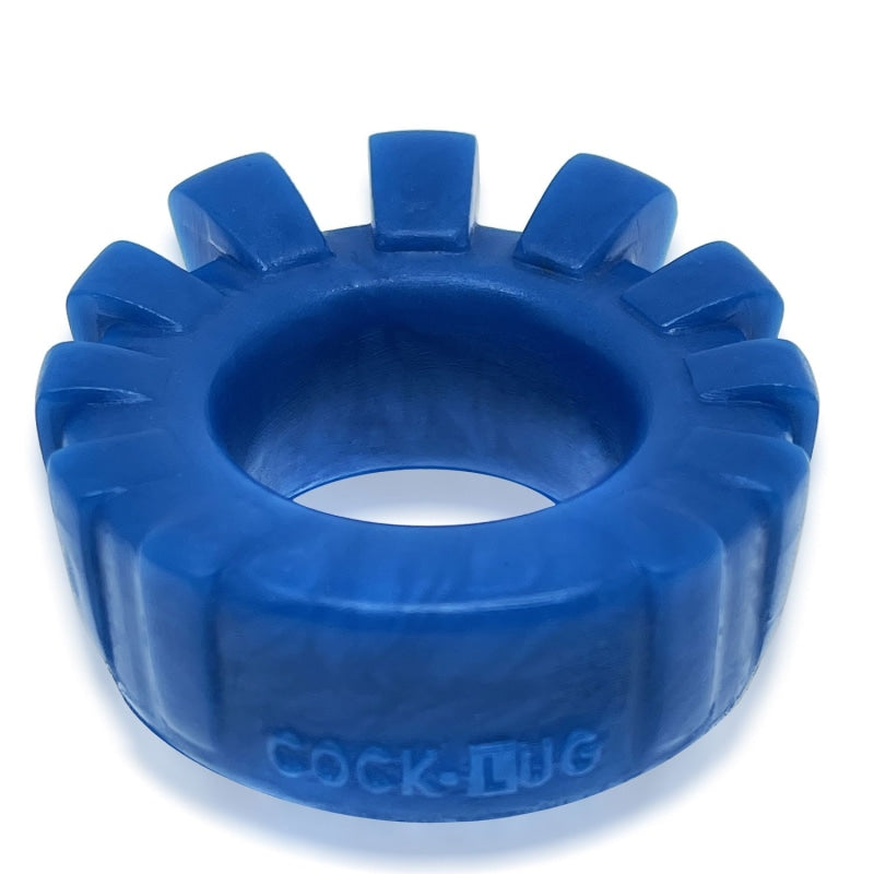 Cock-Lug Lugged Cockring - Marine Blue - Cockrings