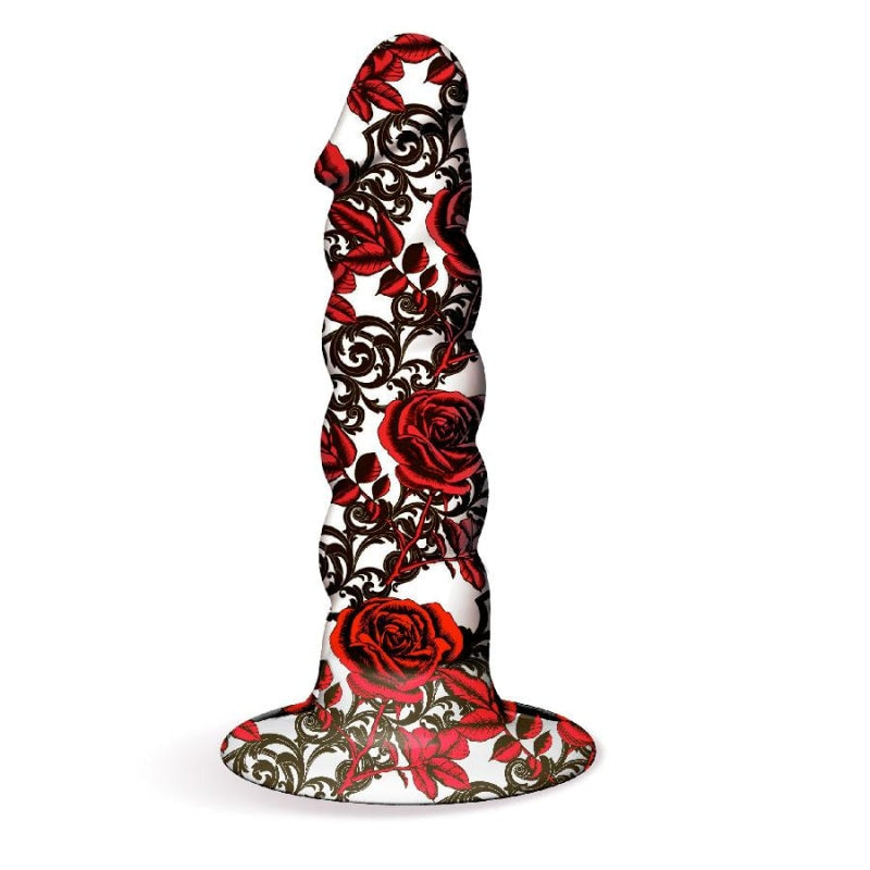Collage - Iron Rose - Twisted - Silicone Dildo - Dildos & Dongs