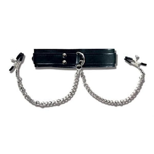 Collar With Nipple Clamps - MyPleasure