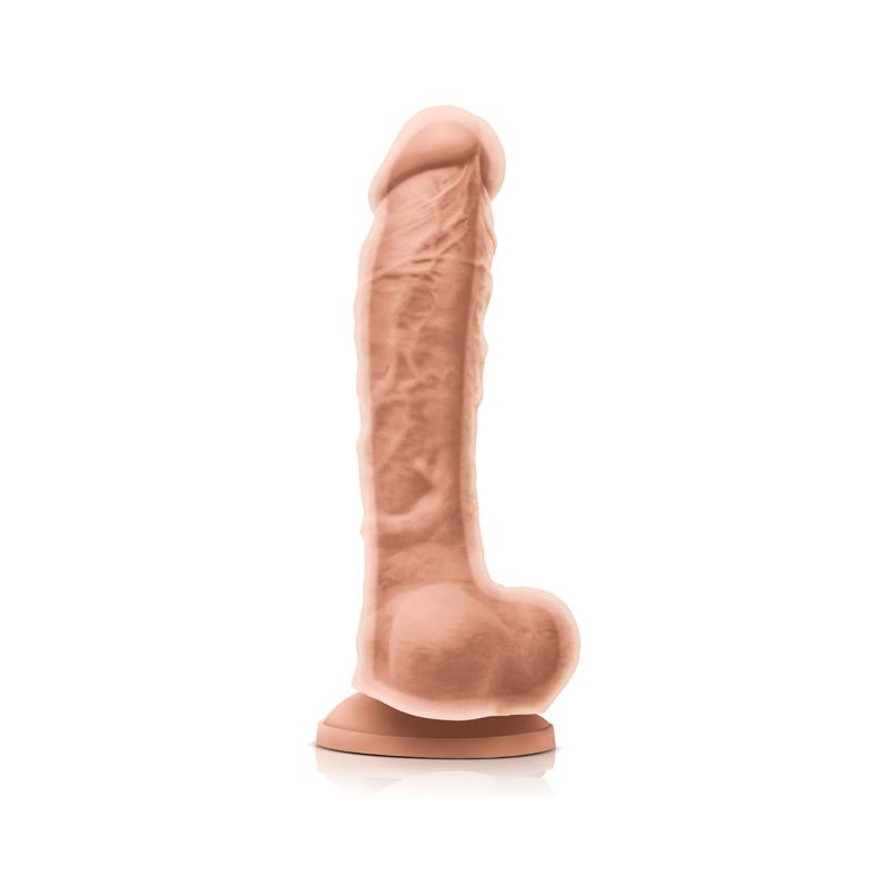 Colours - Dual Density - 8" Dildo - White