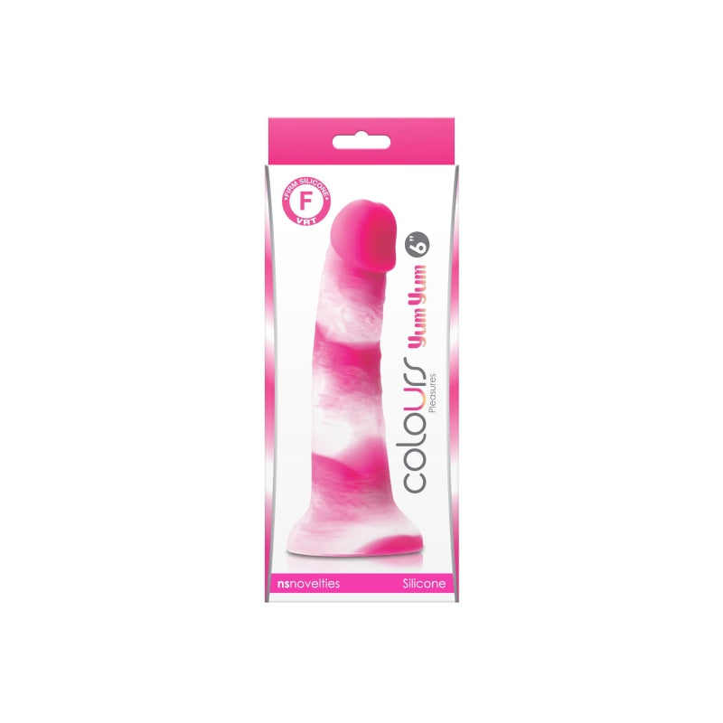 Colours - Pleasures - Yum Yum 6 In. Dildo - Pink - Dildos & Dongs