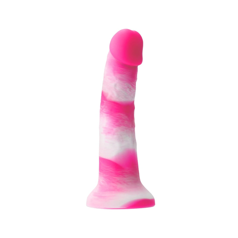 Colours - Pleasures - Yum Yum 7 In. Dildo - Pink - Dildos & Dongs