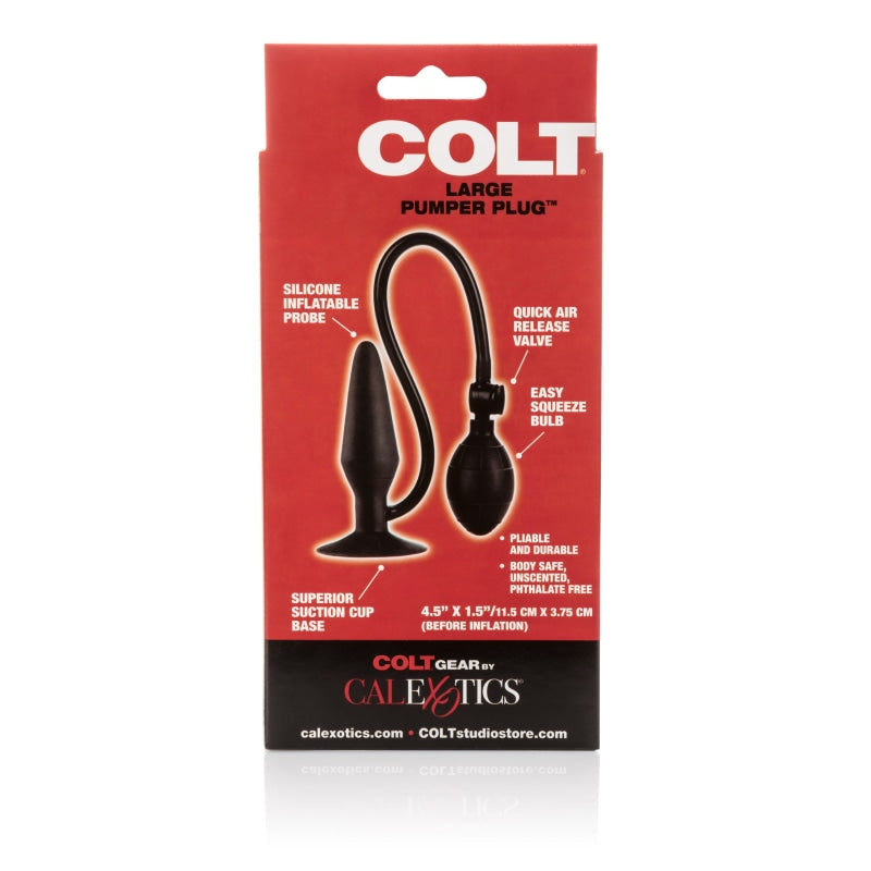 Colt Large Pumper Plug - Black