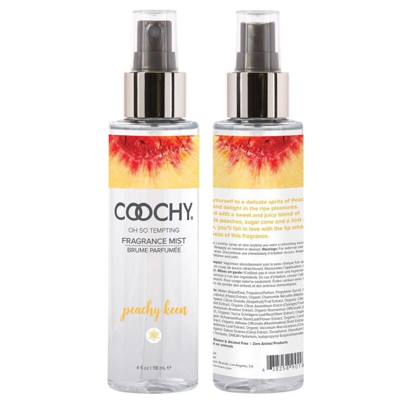 Coochy Oh So Tempting Fragrance Mist - Peachy Keen - 4 Fl. Oz. - Bath & Body