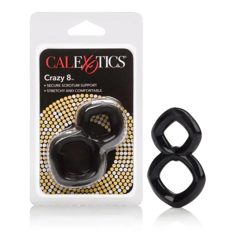 Crazy 8 Ring - Black - MyPleasure
