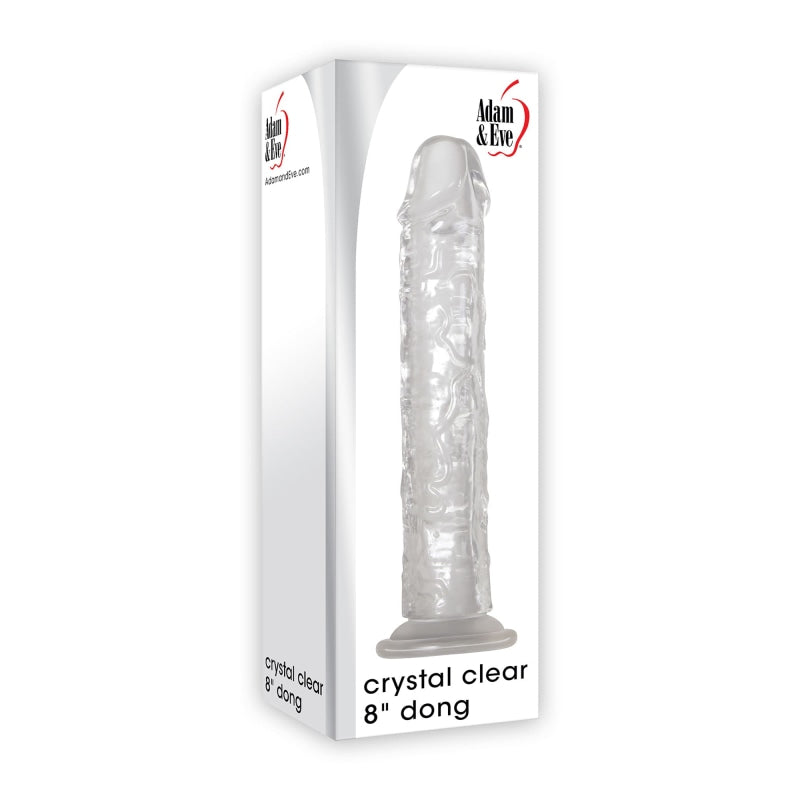 Crystal Clear 8 Inch Dong