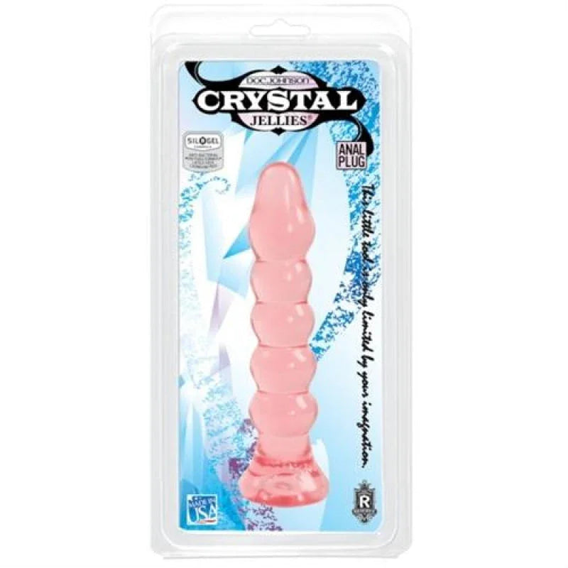 Crystal Jellie Anal Plug - Pink - MyPleasure