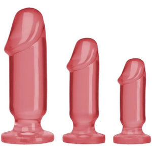 Crystal Jellies Anal Starter Kit - Pink - MyPleasure