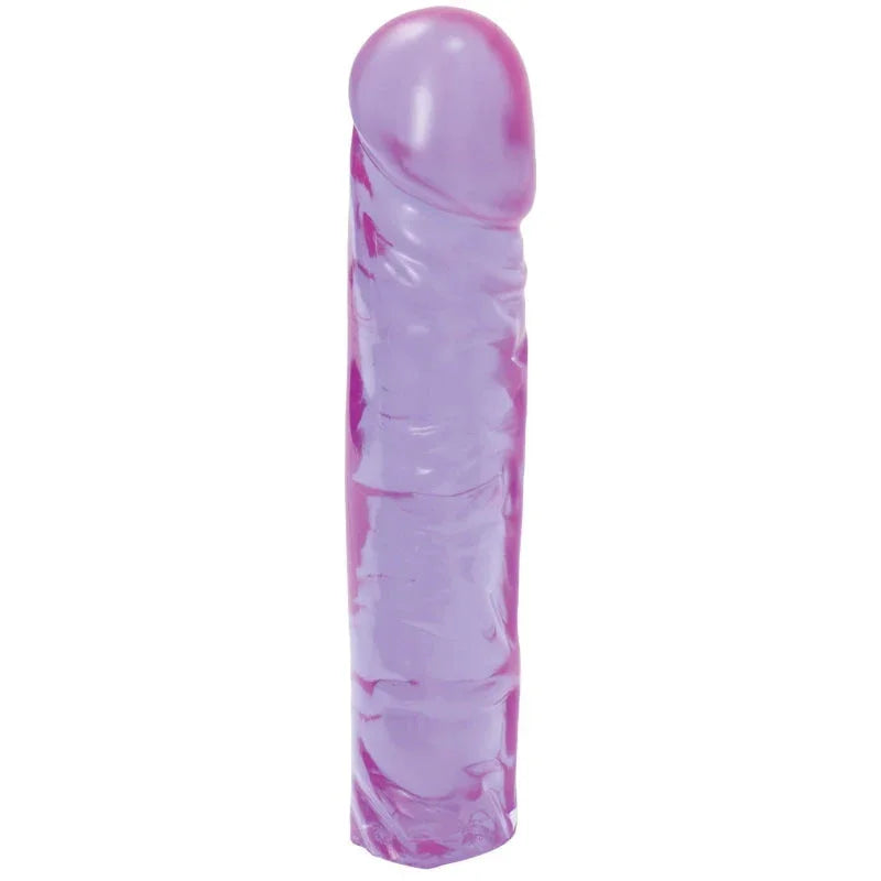 Crystal Jellies Classic Dong 8 Inch - Purple - MyPleasure