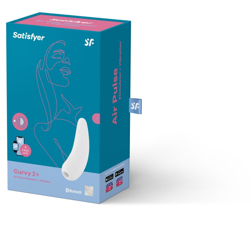 Curvy 2 Plus - White - Clit Stimulators Vibrators