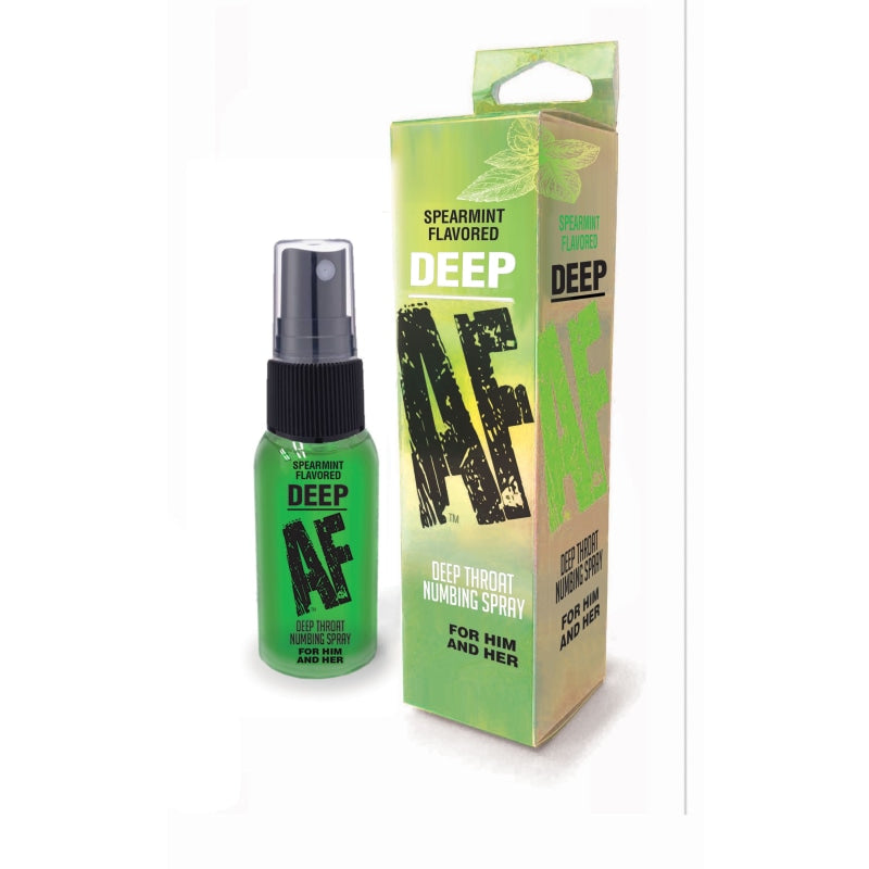 Deep Af - Spearmint Flavored Deep Throat Spray - 1 Oz - Lubricants Creams & Glides