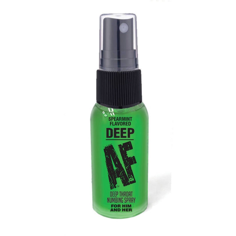 Deep Af - Spearmint Flavored Deep Throat Spray - 1 Oz - Lubricants Creams & Glides