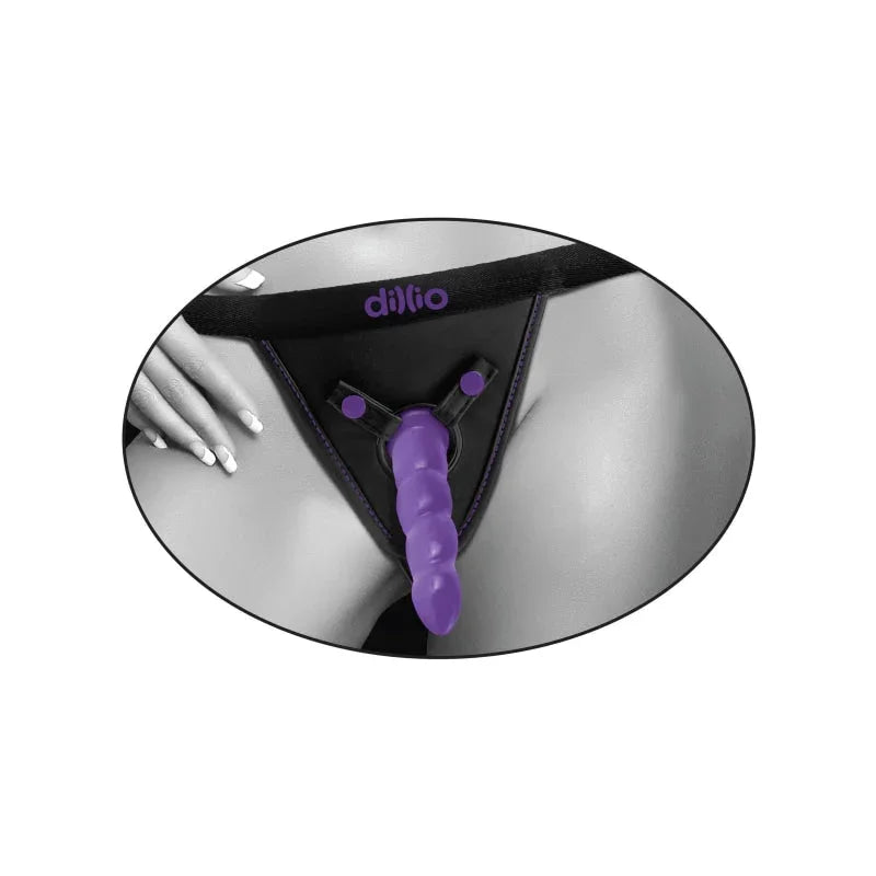 Dillio Purple - Perfect Fit Harness - MyPleasure