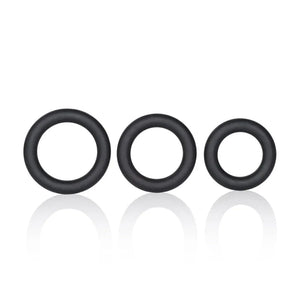 Dr. Joel Kaplan Silicone Support Rings - Black - MyPleasure