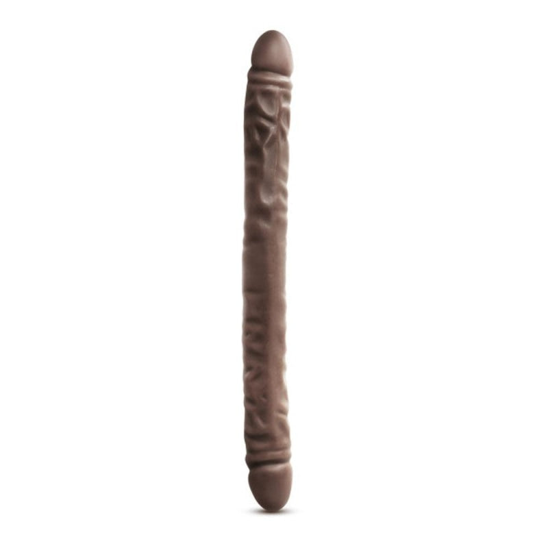 Dr. Skin - 18 Inch Double Dildo - Chocolate