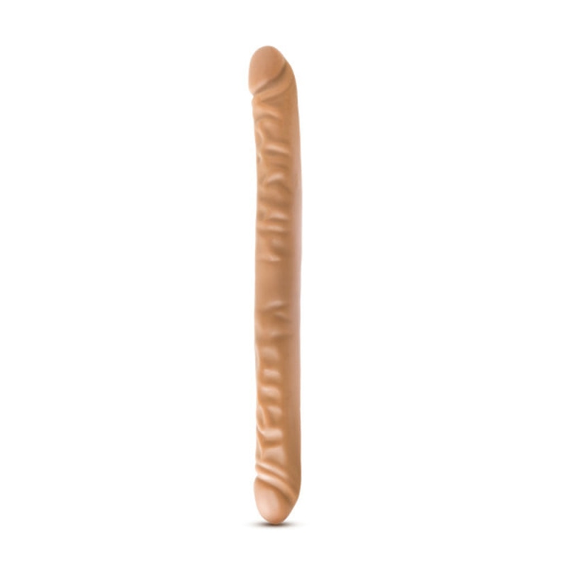 Dr. Skin - 18 Inch Double Dildo - Mocha