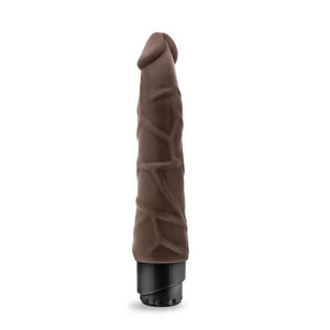 Dr. Skin - Cock Vibe 1 - 9 Inch Vibrating Cock - Chocolate - MyPleasure