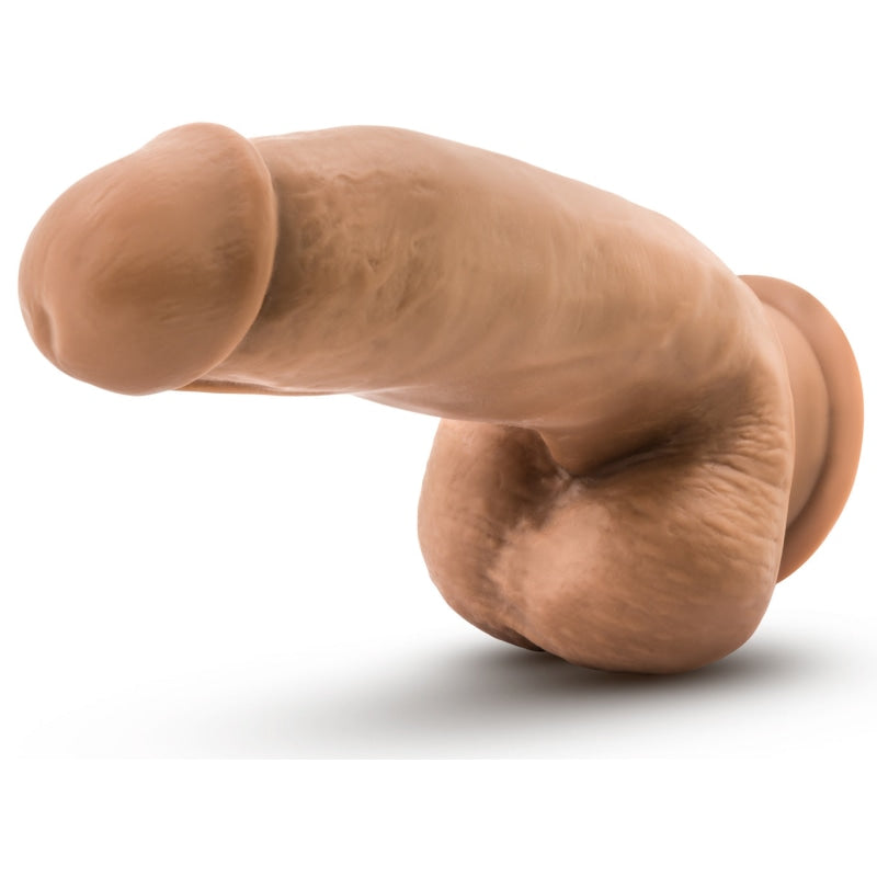 Dr. Skin Silicone - Dr. Samuel - 7 Inch Dildo With Suction Cup - Mocha