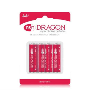 Dragon - Alkaline Batteries - AA - 4 Pack - MyPleasure