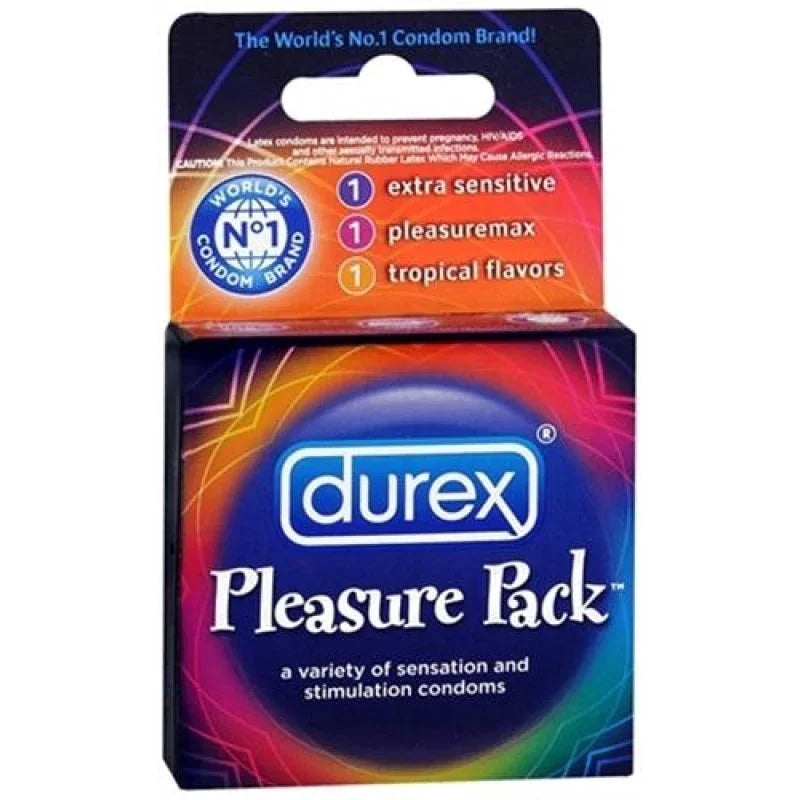 Durex Pleasure Pack - 3 Pack - MyPleasure