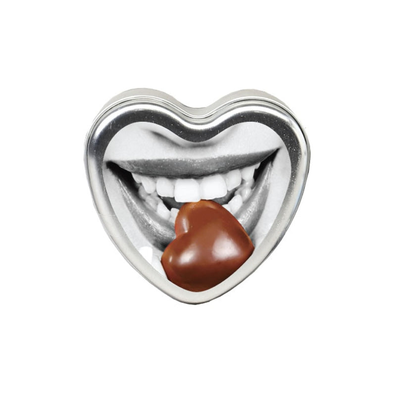 Edible Heart Cande - Chocolate - 4 Oz.