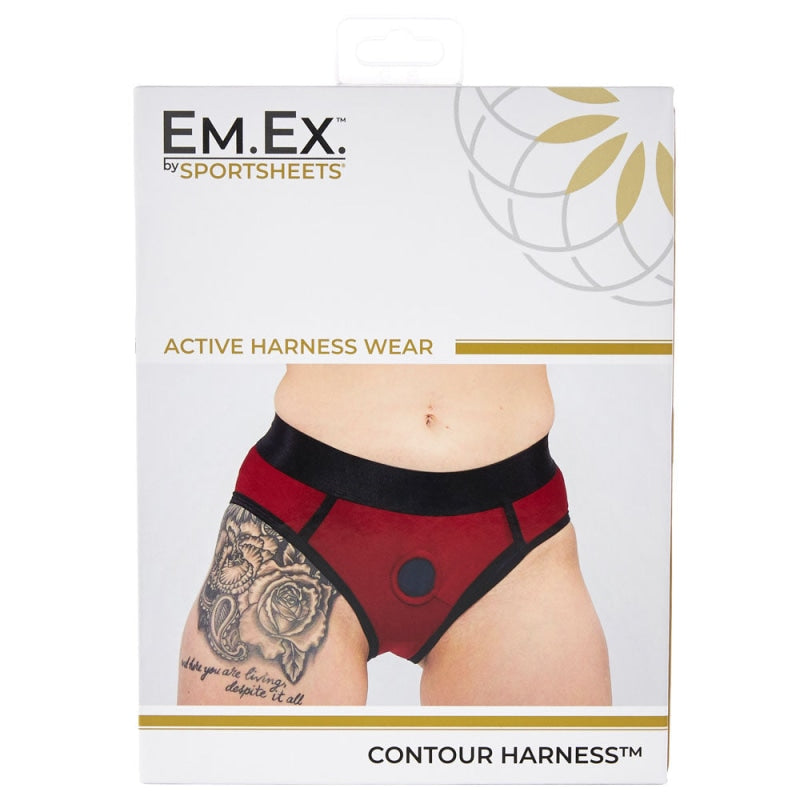 Em. Ex. Active Harness Wear Contour - Navy/scarelt - Extra Small