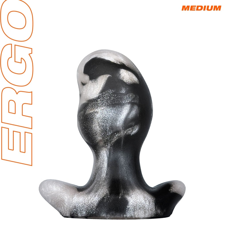 Ergo Butt Plug - Medium - Platinum Swirl - Anal Toys & Stimulators