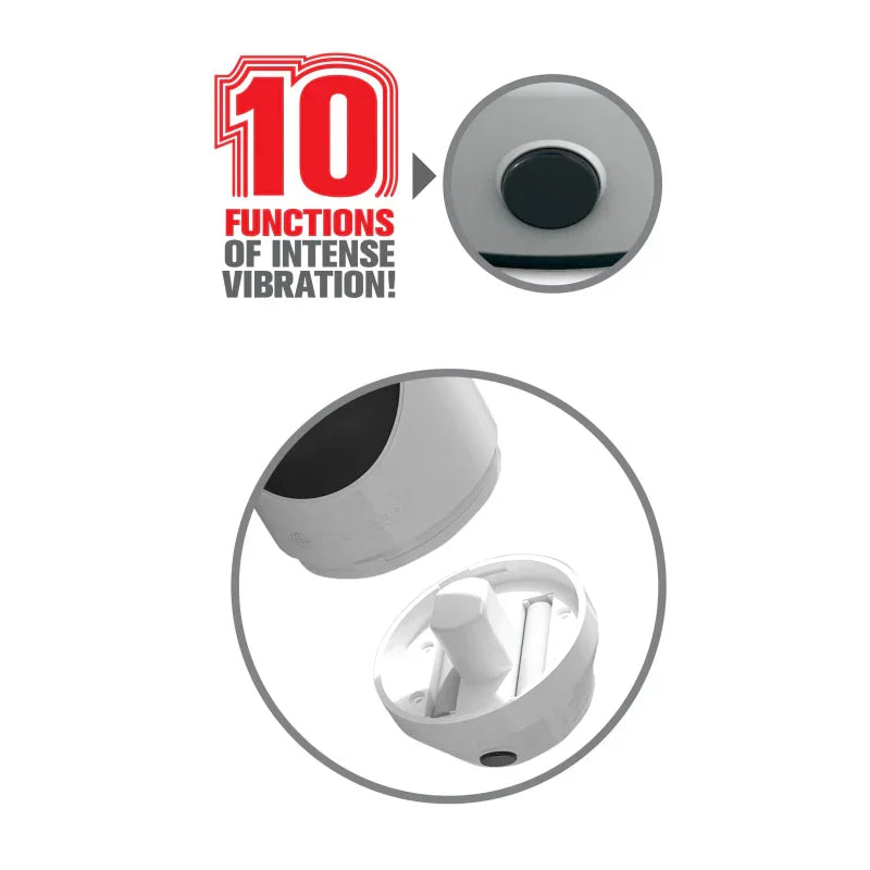 Extreme Toyz Mega Grip Vibrating Pussy Stroker - MyPleasure