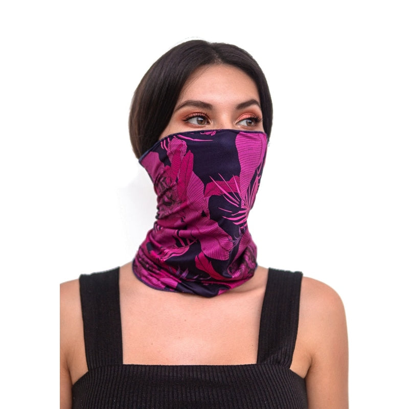 Face/ Neck Bandana Mask - Floral Print - One Size