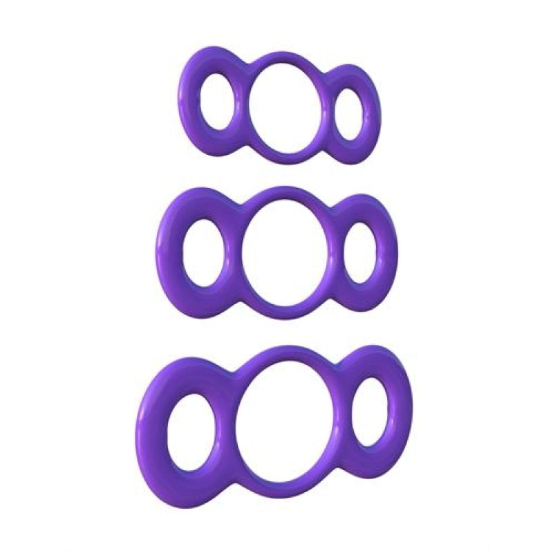 Fantasy C-Ringz 3-Ringz Quick Release Trainer - Purple PD5814-12