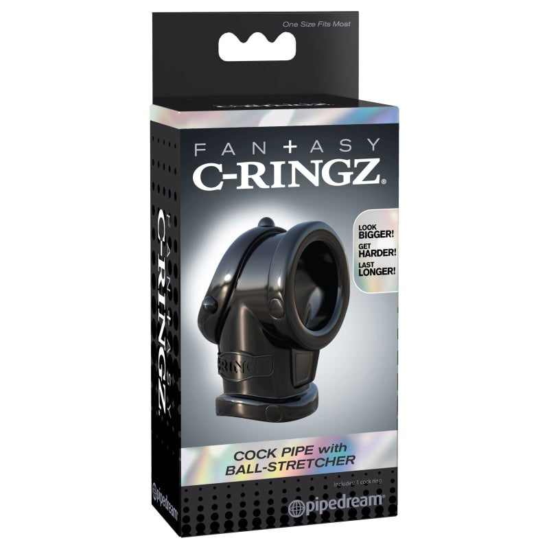 Fantasy C-Ringz Cock Pipe With Ball Stretcher