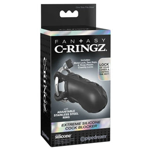Fantasy C-Ringz Extreme Silicone Cock Blocker - MyPleasure