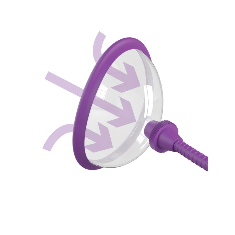 Fantasy for Her Manual Pleasure Pump - Purple - Clit Stimulators