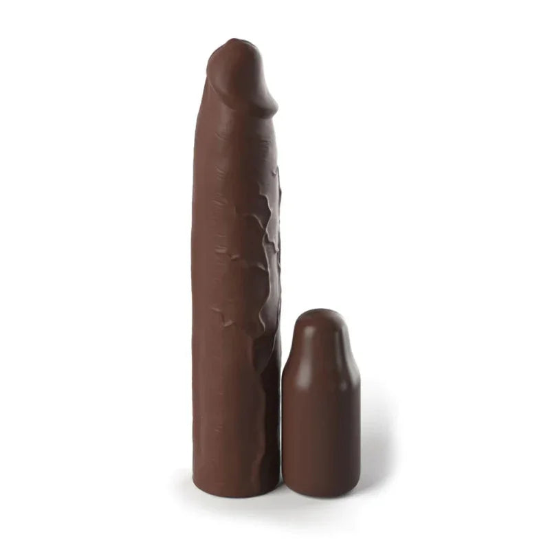 Fantasy X-Tensions Elite 9 Inch Sleeve With 3 Inch Plug - Brown - MyPleasure