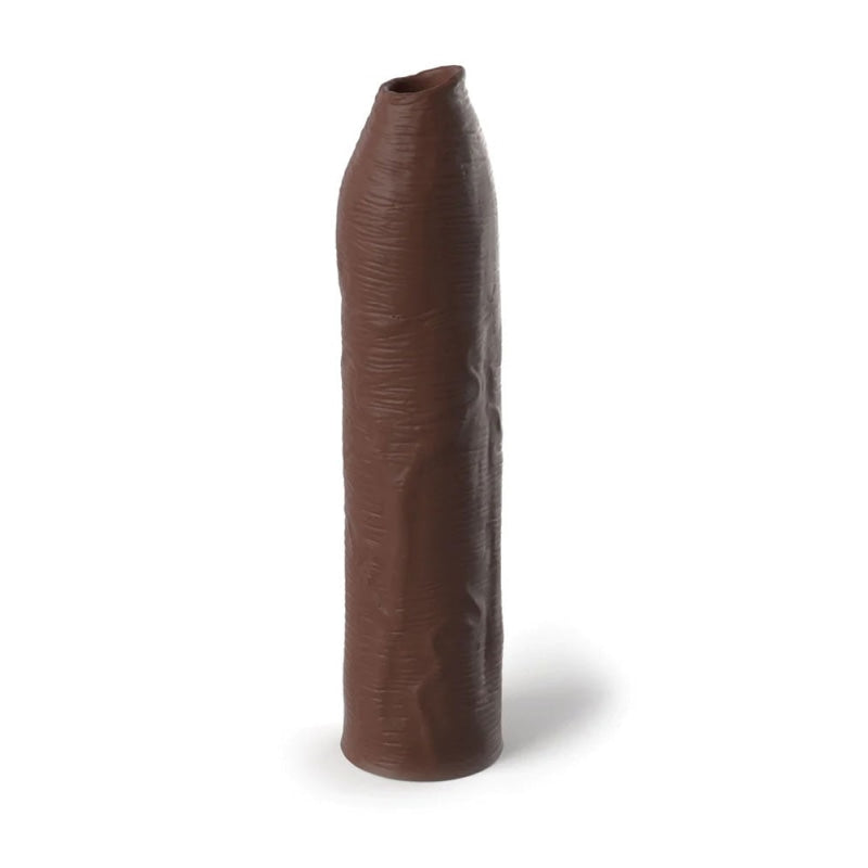 Fantasy X-Tensions Elite Uncut 7 Inch Extension Sleeve - Brown