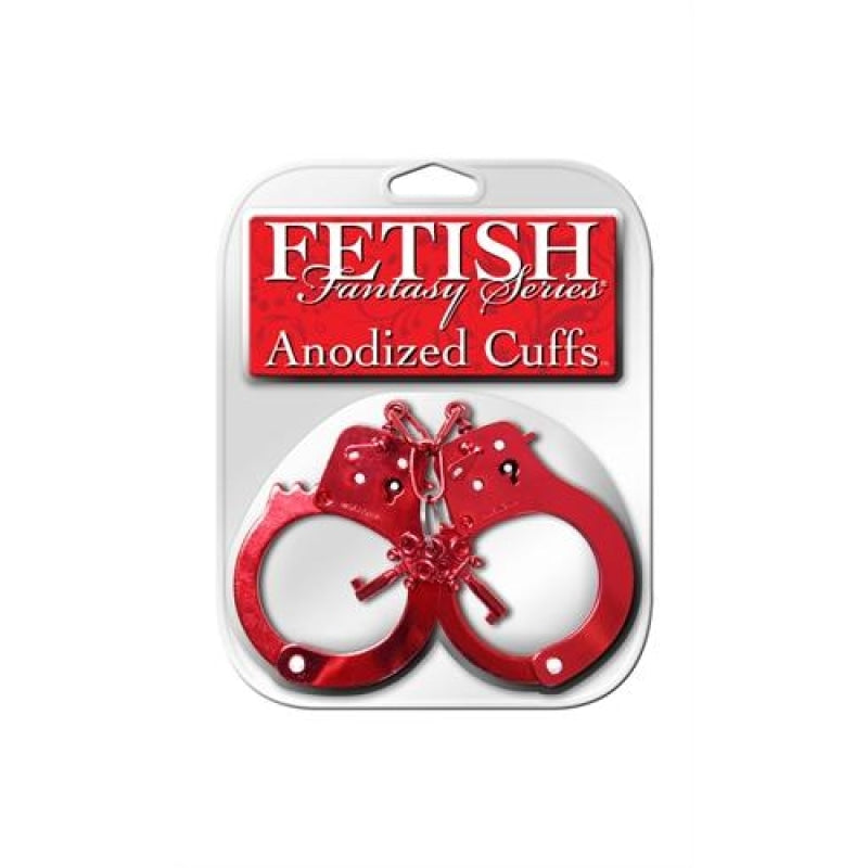 Fetish Fantasy Anodized Cuffs - Red PD3816-15