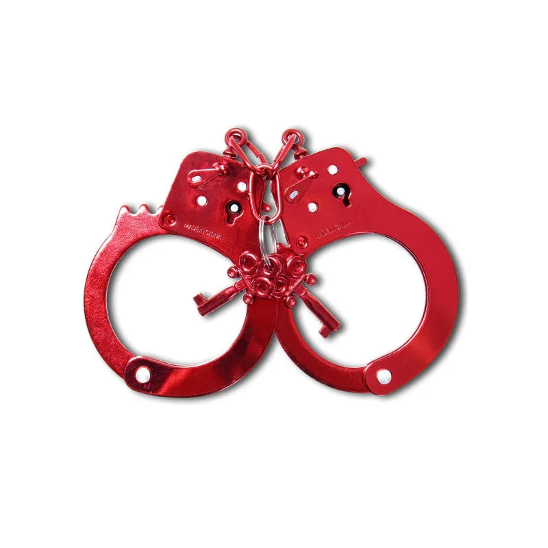 Fetish Fantasy Anodized Cuffs - Red - MyPleasure