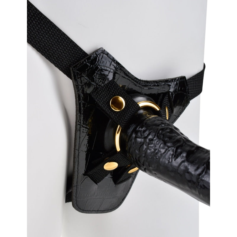 Fetish Fantasy Gold Designer Strap-on - Black