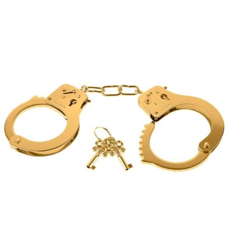 Fetish Fantasy Gold Metal Cuffs - Gold PD3987-27