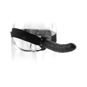 Fetish Fantasy Series 8" Hollow Strap-on - Black - MyPleasure