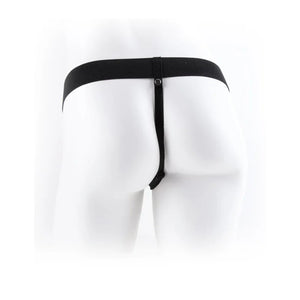 Fetish Fantasy Series 9-Inch Vibrating Hollow Strap-on With Balls - Brown - MyPleasure