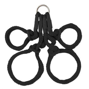 Fetish Fantasy Series Japanese Silk Rope Hogtie - Black - MyPleasure