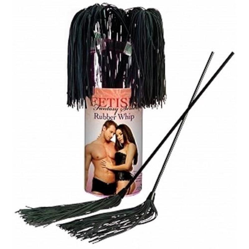 Fetish Fantasy Series Rubber Whip - 12 Piece Display PD3705-99D