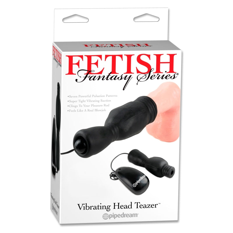 Fetish Fantasy Series Vibrating Head Teazer - Black