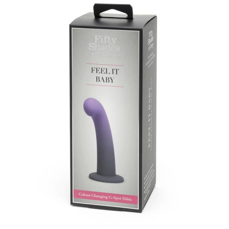 Fifty Shades Feel It Baby Colour Changing G-Spot Dildo - Dildos & Dongs