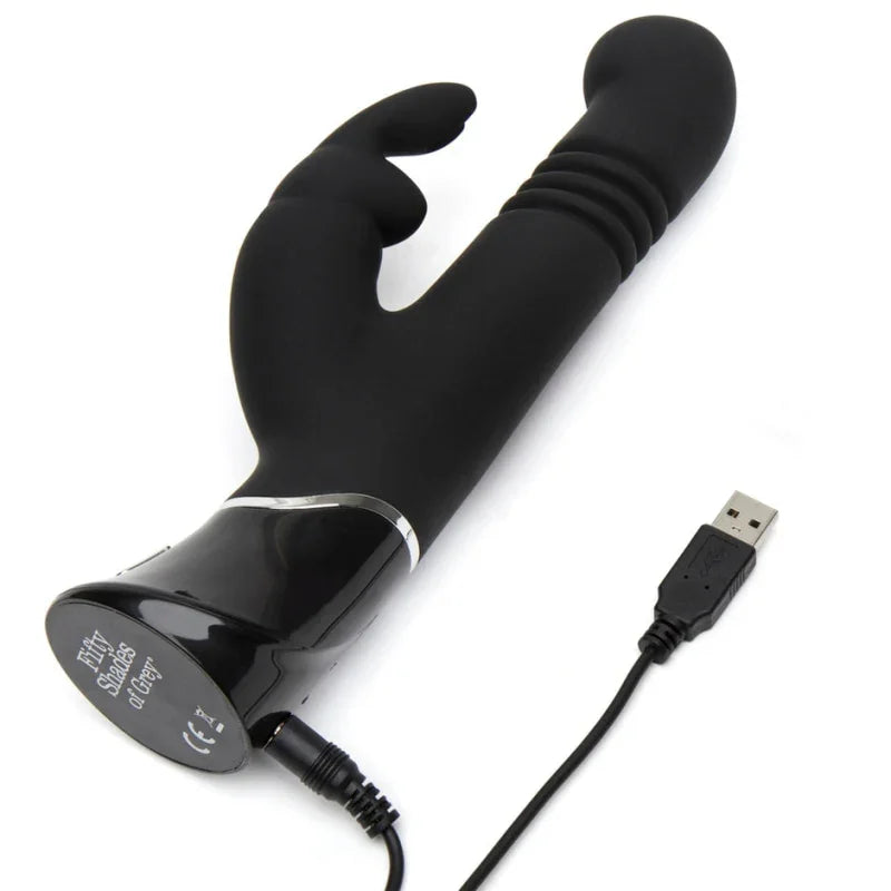 Fifty Shades of Grey Greedy Girl Thrusting Rabbit Vibrator - MyPleasure